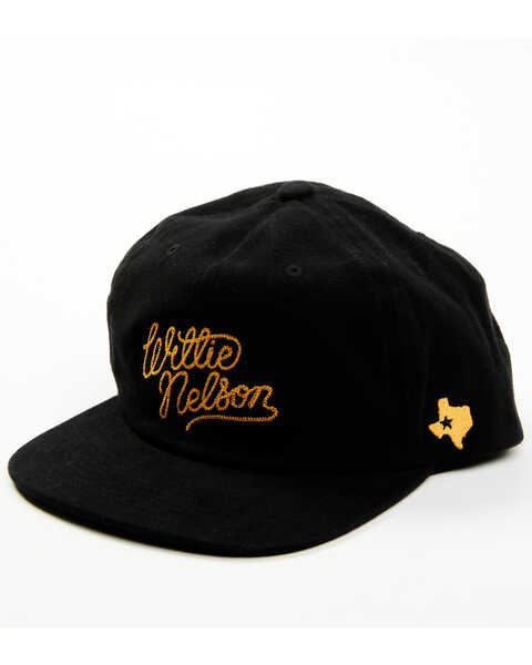 Brixton x Willie Nelson Men's Embroidered Shotgun Ball Cap, Black, hi-res