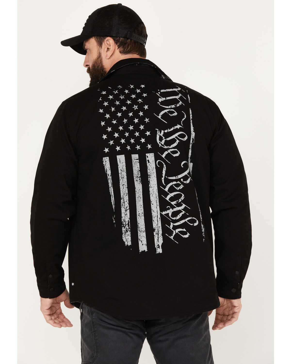 Image #4 - Howitzer Men's Brigade Reversible Jacket, Black, hi-res