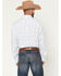 Image #4 - George Strait by Wrangler Men's Paisley Print Long Sleeve Button-Down Stretch Western Shirt - Tall, White, hi-res