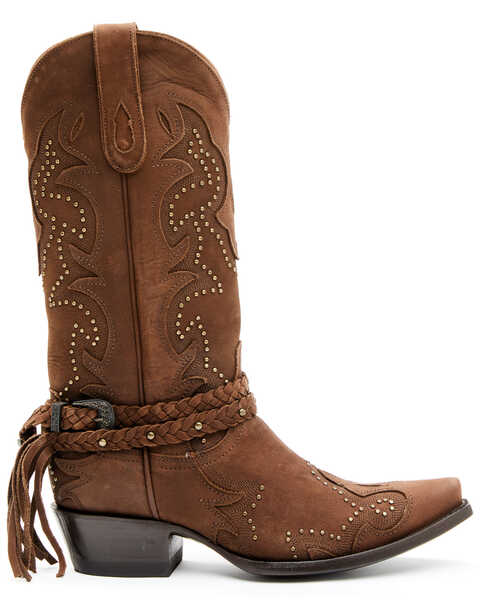 Image #2 - Idyllwind Women's Barfly Brown Western Boots - Snip Toe, Brown, hi-res