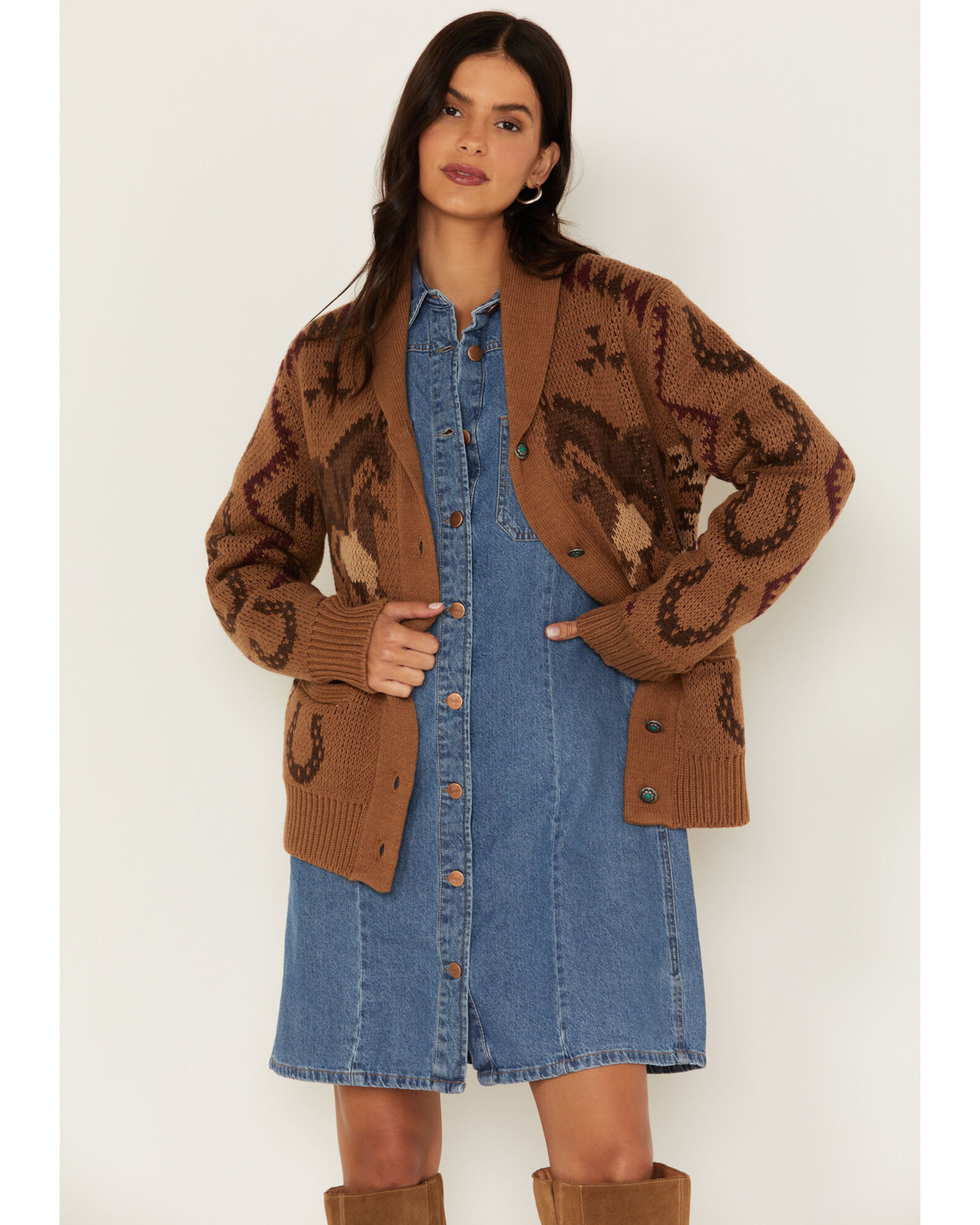 Tasha Polizzi Women s Southwestern Knit Avery Cardigan Country Outfitter
