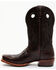 Image #3 - RANK 45® Men's Saloon Western Boots - Square Toe, Black Cherry, hi-res