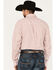 Image #4 - George Strait by Wrangler Men's Long Sleeve Button Down One Pocket Plaid Shirt, Red, hi-res