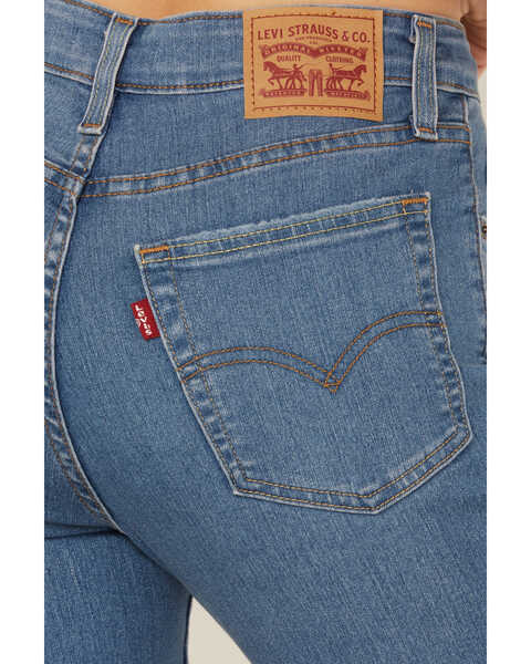 Image #4 - Levi's Women's Medium Wash The Lucky One High Rise 726 Stretch Flare Jeans , Medium Wash, hi-res