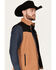 Image #2 - RANK 45® Men's Lakewood Softshell Block Vest, Lt Brown, hi-res