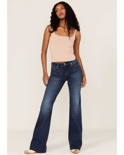 Mid-rise bootcut jeans in blue - 7 For All Mankind