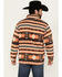 Image #4 - Cinch Men's Southwestern Print 1/4 Snap Pullover, Multi, hi-res