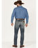 Image #3 - Wrangler Retro Men's Dark Knight Medium Wash Stretch Slim Straight Jeans , Medium Wash, hi-res