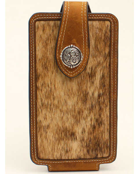 M & F Western Nocona Hair-On Cell Phone Case, Brown, hi-res