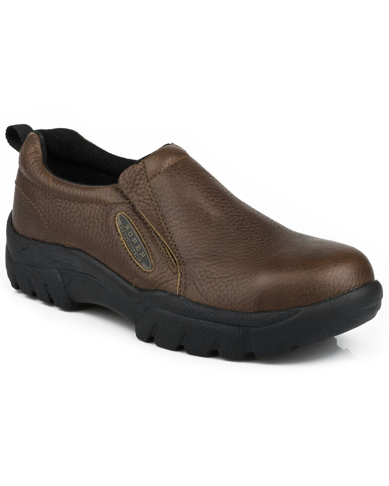 Roper Men's Slip-On Work Shoes - Steel Toe - Country Outfitter