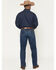 Image #3 - Wrangler X Cody Johnson Men's 02MWX Moonlight Dark Wash Slim Bootcut Stretch Denim Jeans, Dark Wash, hi-res