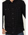 Image #3 - Moonshine Spirit Men's Blacksmith Plaid Print Long Sleeve Snap Western Shirt, Black, hi-res