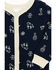 Image #3 - Cody James Infant Boys' Desert Conversation Print Onesie Footed PJ Set - 2-Piece, Navy, hi-res
