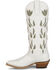 Image #3 - Justin Women's May Vintage Tall Western Boots - Snip Toe, White, hi-res