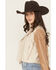 Image #2 - Blue B Women's Fringe Whip Stitch Faux Leather Moto Jacket, Taupe, hi-res