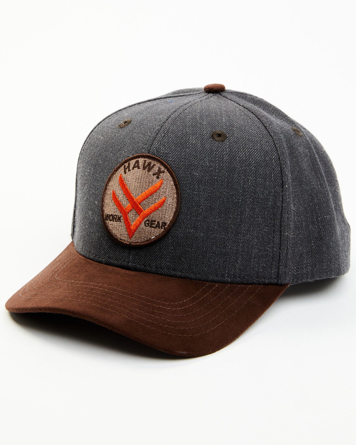 Hawx Men's Circle Patch Ball Cap, Dark Grey, hi-res