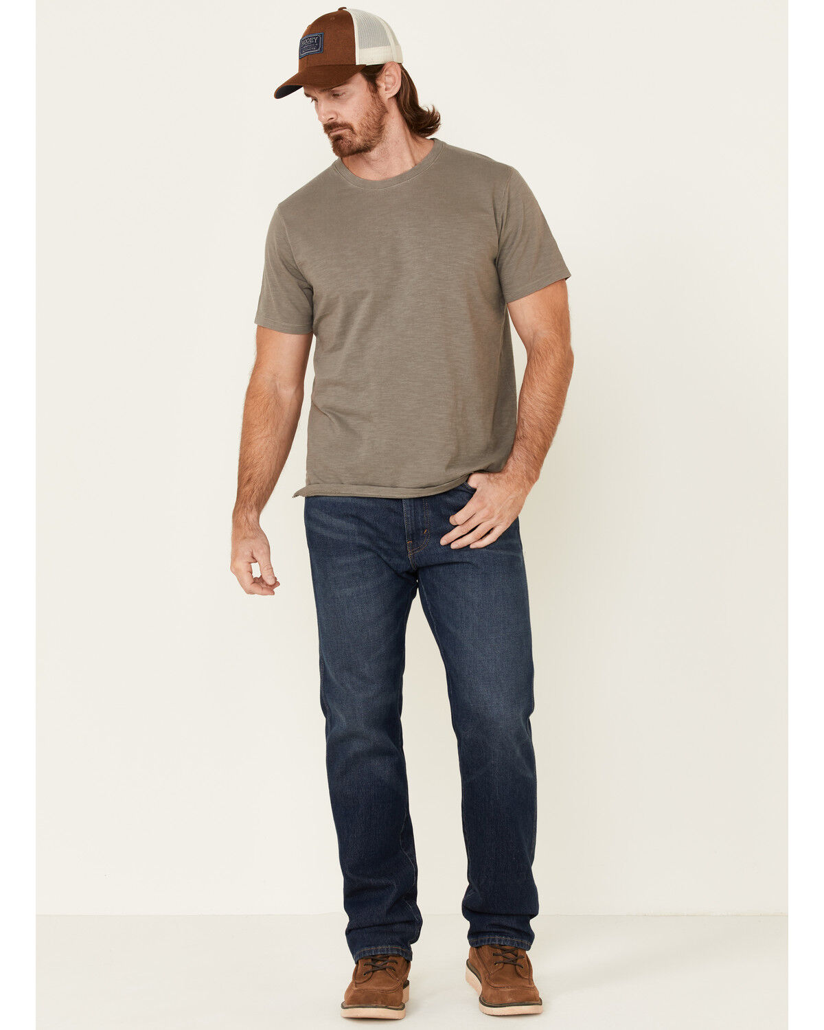 Image #2 - North River Men's Solid Slub Short Sleeve T-Shirt, Grey, hi-res