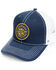 Image #1 - Brothers and Sons Men's Adventure Capitalist Circle Patch Ball Cap, Navy, hi-res