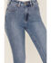 Image #4 - Rock & Roll Denim Women's Medium Wash High Rise Star Pocket Flare Jeans, Medium Wash, hi-res