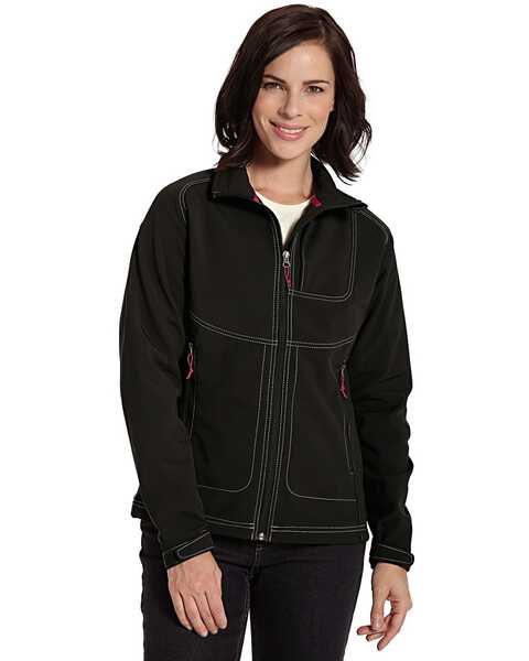 Image #1 - Woolrich Women's Radius Softshell Jacket, Black, hi-res