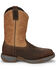 Image #2 - Tony Lama Men's Dusty Junction Work Boots - Steel Toe, Brown, hi-res