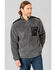 Image #1 - Kimes Ranch Men's Whiskey Fleece 1/4 Zip Pullover, Grey, hi-res