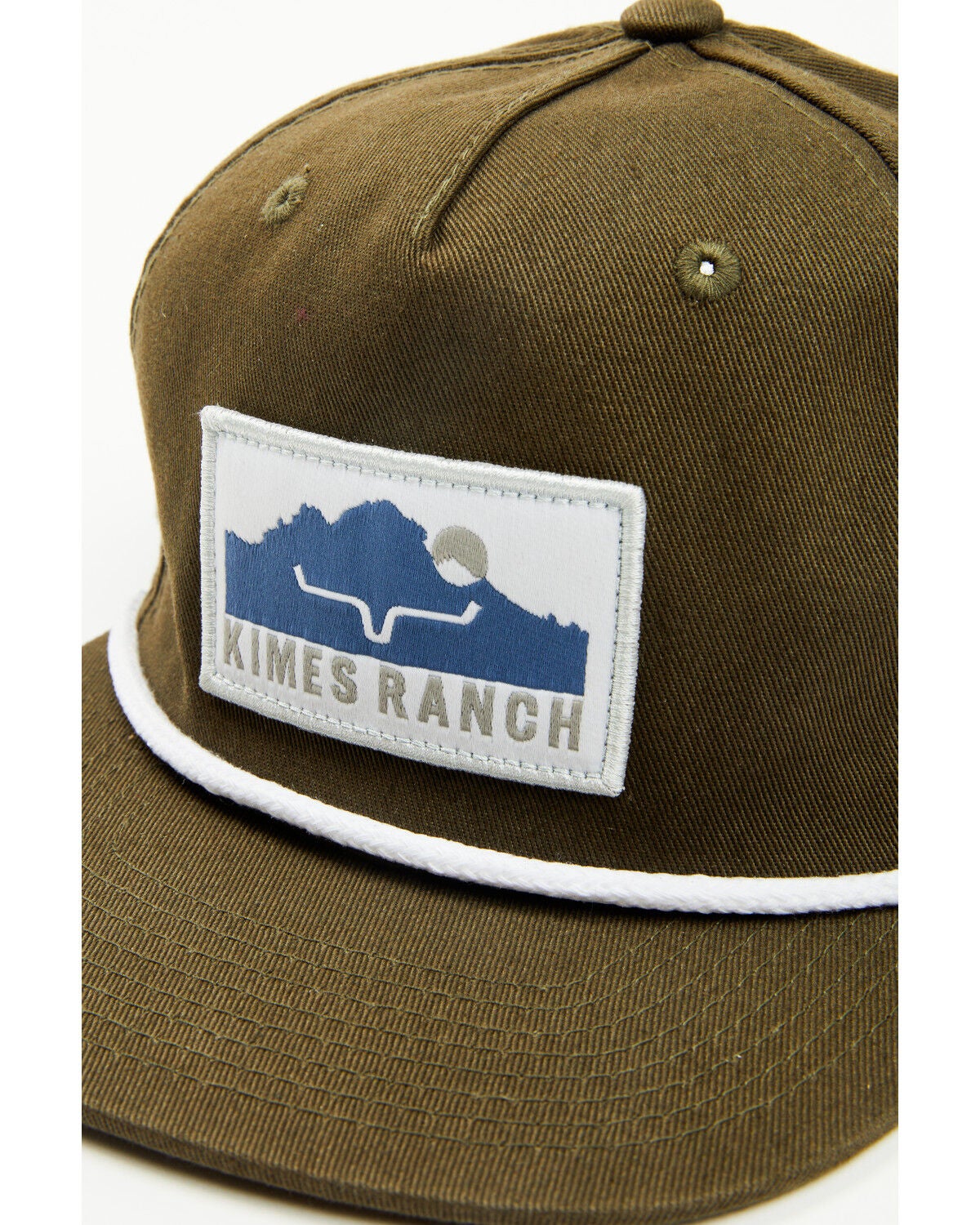 Kimes Ranch Men's Kick Back Logo Ball Cap, Forest Green
