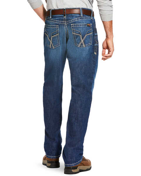 Ariat Men's FR M3 Vortex Loose Fit Straight Work Jeans , Blue, hi-res