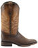 Image #2 - Ferrini Men's Fuego Western Boots - Broad Square Toe, Brown, hi-res