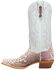 Image #3 - Dan Post Women's Petunia Exotic Python Western Boots - Snip Toe, Purple, hi-res