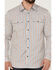Image #3 - Moonshine Spirit Men's Kingston Stripe Snap Western Shirt , Grey, hi-res