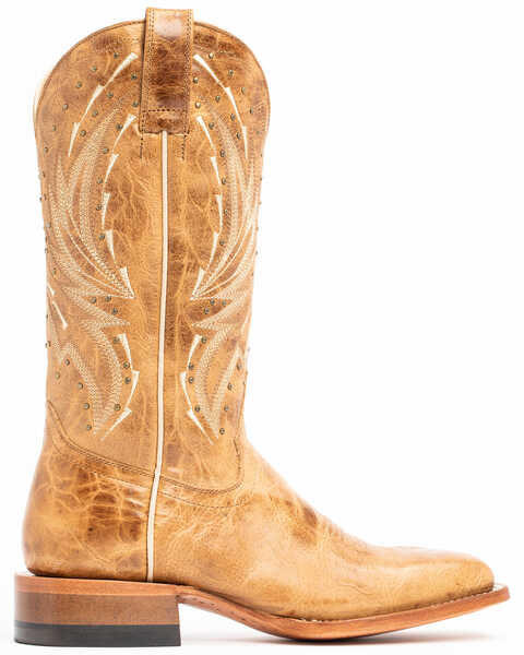 Image #2 - Shyanne Women's Hybrid Leather TPU Imogen Western Performance Boots - Broad Square Toe, Tan, hi-res