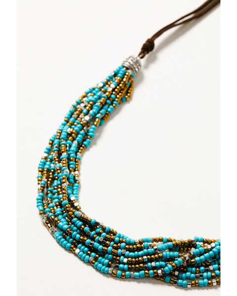 Image #2 - Shyanne Women's Wild Blossom Turquoise Multi Beaded Necklace, Multi, hi-res