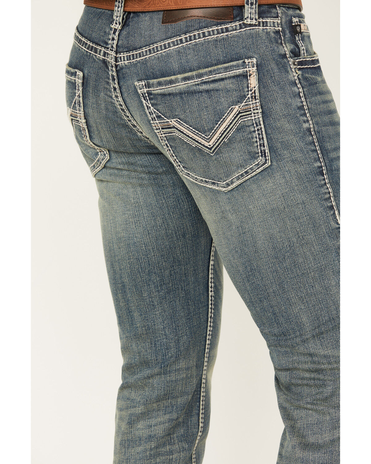 Rock & Roll Denim Men's Rifle Medium Vintage Wash Skinny