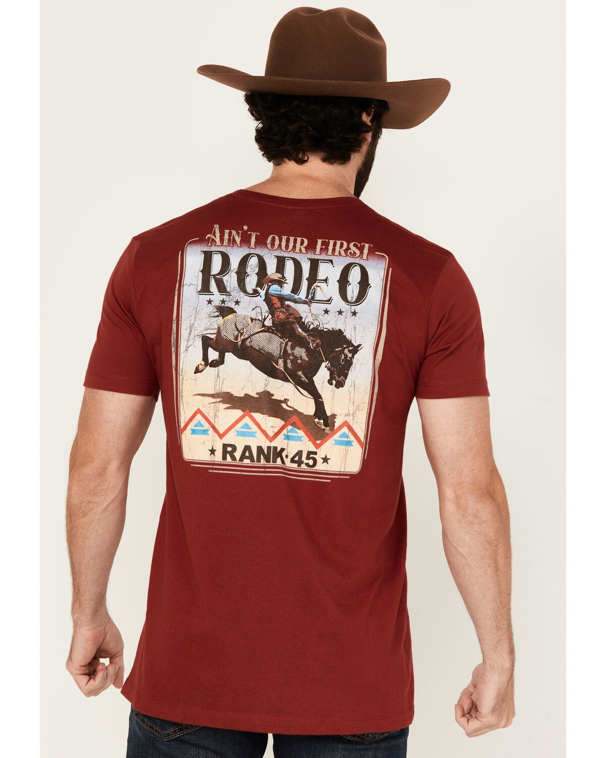 RANK 45® Men's Rodeo Revival Short Sleeve Graphic T-Shirt