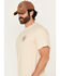 Image #2 - Brixton Men's Oath Logo Short Sleeve Graphic T-Shirt, Cream, hi-res