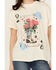 Image #3 - Girl Dangerous Women's Western Card Short Sleeve Tee, Natural, hi-res
