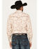 Image #4 - Cowboy Hardware Men's Paisley Print Long Sleeve Snap Western Shirt, Cream, hi-res