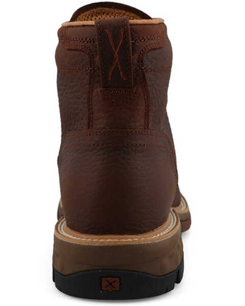 Image #5 - Twisted X Men's 6" CellStretch® Lacer Work Boots - Nano Toe , Coffee, hi-res