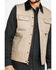 Image #5 - Cody James Men's Tan Ranchero Timberwolf Canvas Vest, Tan, hi-res