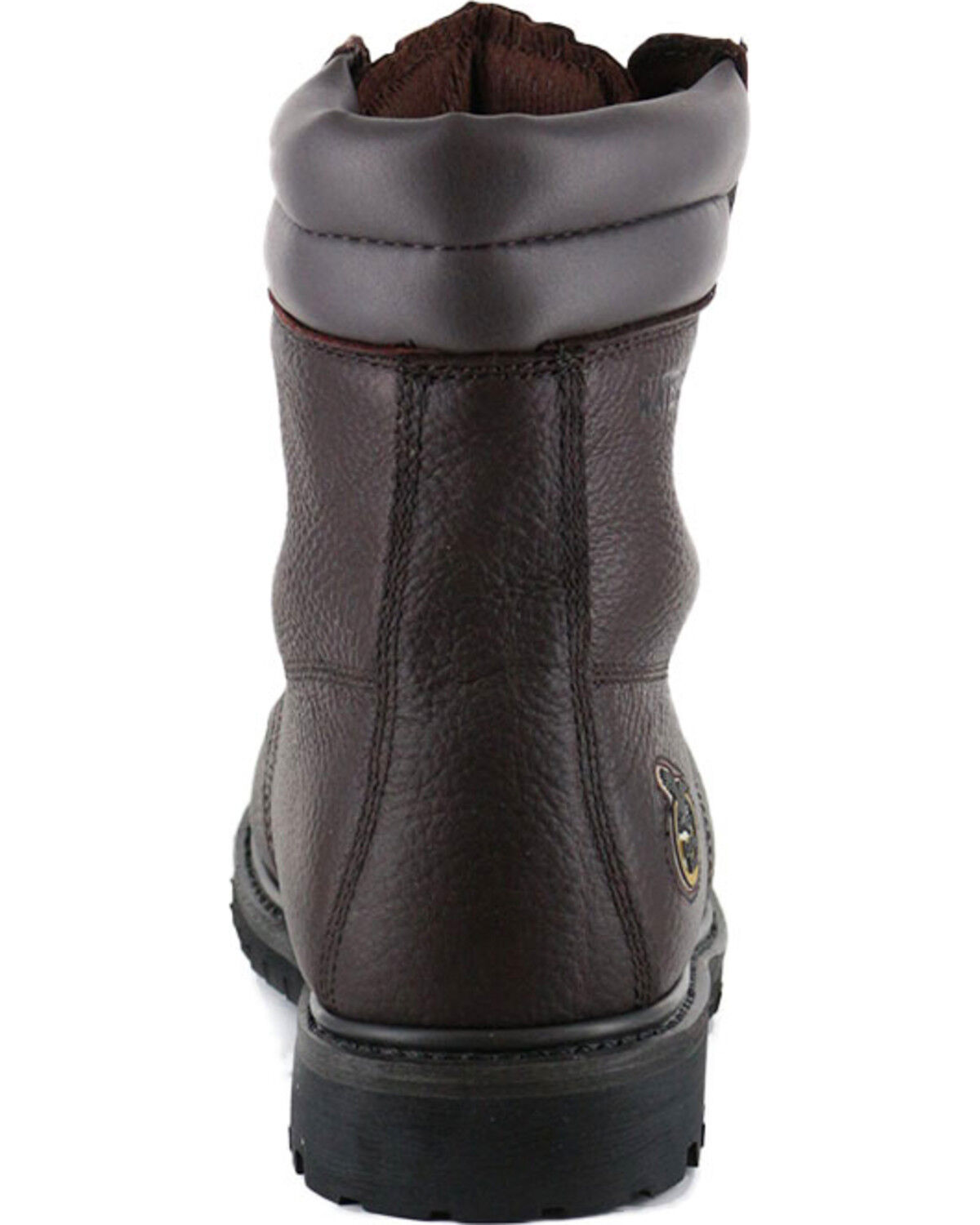 Image #7 - Georgia Boot Men's 6" Oiler Work Boots - Steel Toe, Brown, hi-res