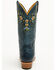 Image #5 - Shyanne Women's Stephanie Floral Western Boots - Snip Toe, Navy, hi-res