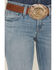 Image #4 - Ariat Women's Zoe Medium Wash Mid Rise Trouser Stretch Denim Jeans, Medium Wash, hi-res
