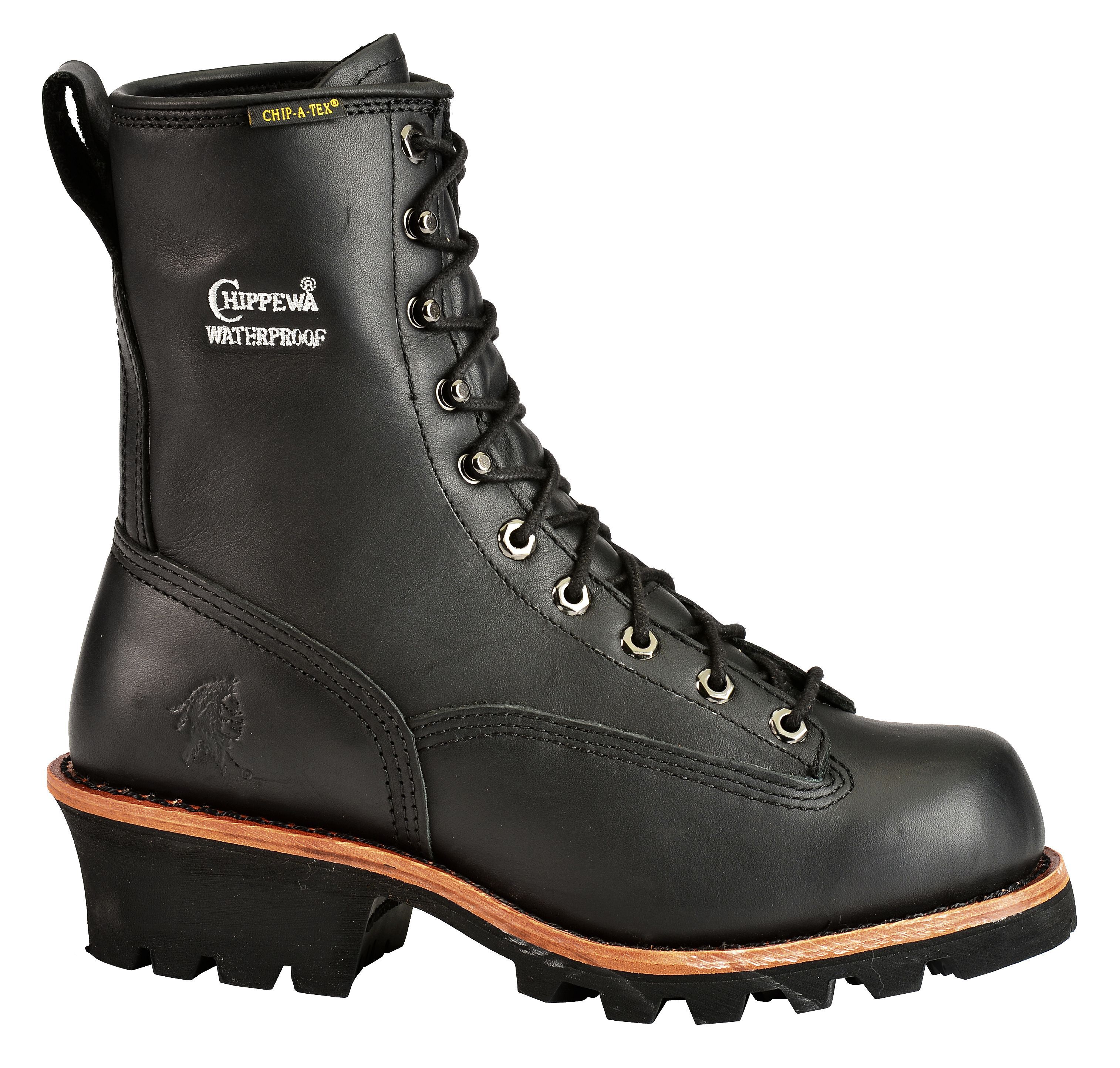 chippewa logger boots