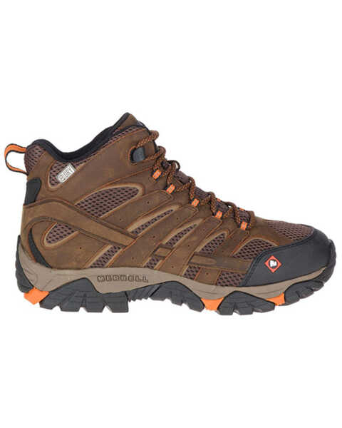Image #2 - Merrell Men's MOAB Vertex Waterproof Hiking Boots - Soft Toe , Brown, hi-res