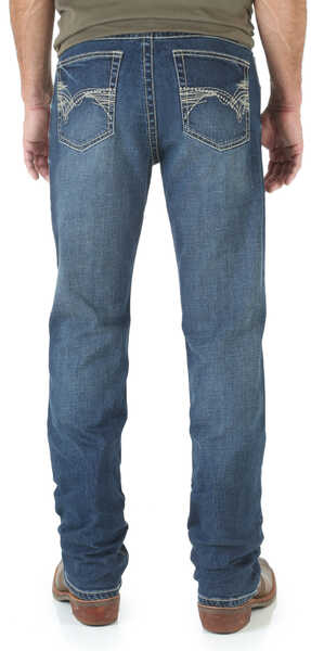 Image #1 - Wrangler 20X Men's Midland 42 Vintage Slim Bootcut Jeans , Denim, hi-res