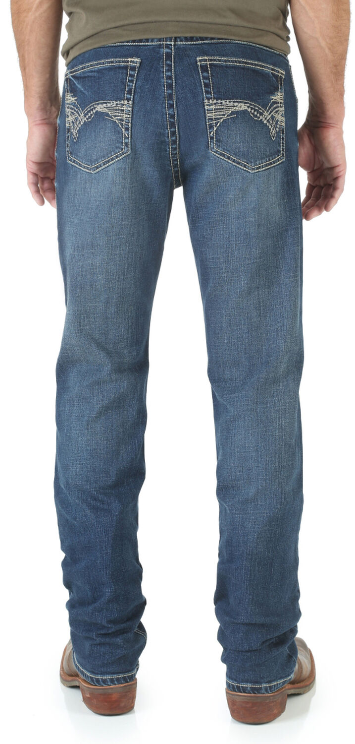 Image #1 - Wrangler 20X Men's Midland 42 Vintage Slim Bootcut Jeans, Denim, hi-res
