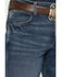 Image #2 - Wrangler Retro Men's 88MWZ Jasper Dark Wash Slim Straight Stretch Denim Jeans, Dark Wash, hi-res