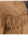 Image #4 - Scully Men's Fringed Suede Leather Short Jacket, Bourbon, hi-res