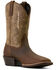 Image #1 - Ariat Men's Sport Outfitter Elephant Print Western Boots - Broad Square Toe, Tan, hi-res